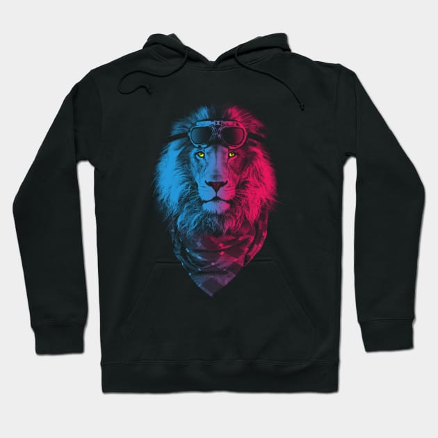 Lion Rider Hoodie by StevenToang